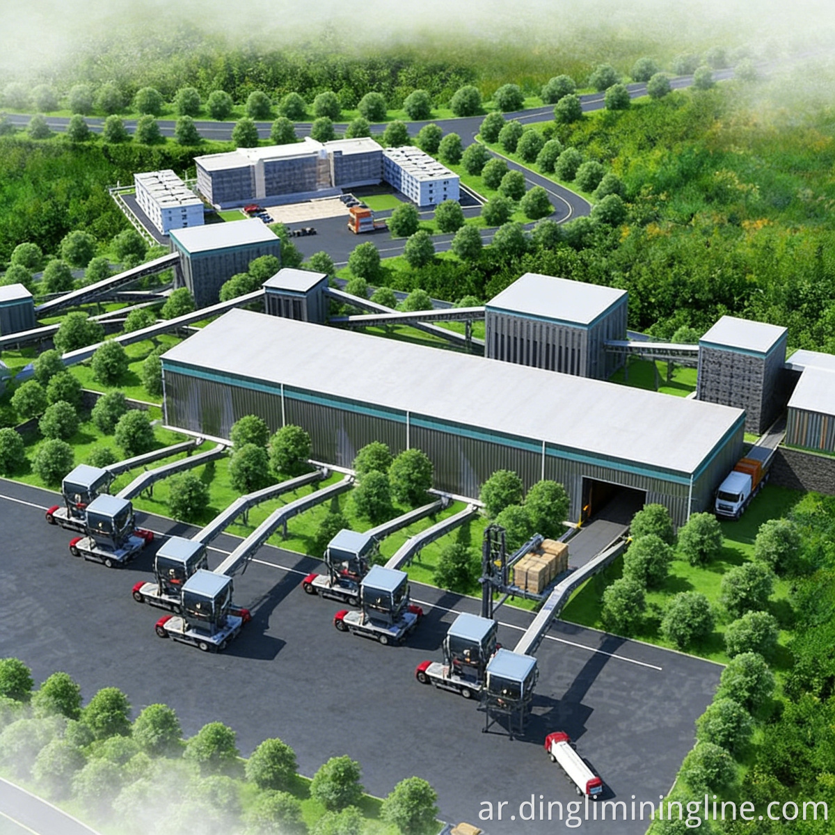 Hydraulic Engineering Stone Aggregate Line